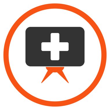 İlaç tanıtım çember simge