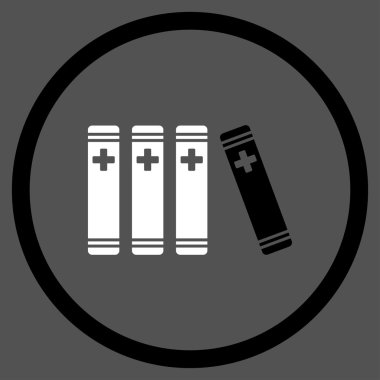 Tıp Kitapları yuvarlak simge