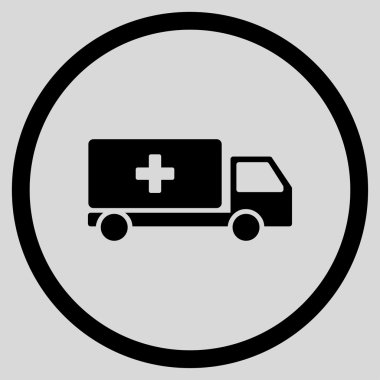 Tıbbi sevk irsaliyesi çember simge