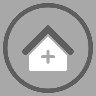 Hastane yuvarlak simge