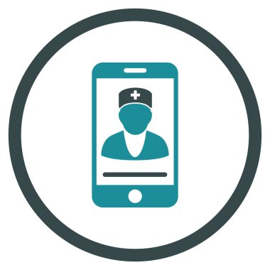 Cep doktor çember simge