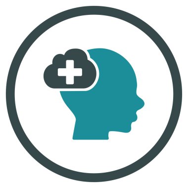 Tıbbi düşünüyorum simgesini daire