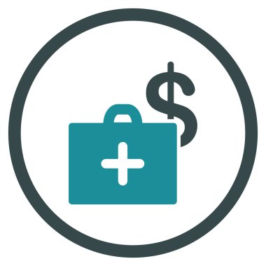 Sağlık fonu çember simge