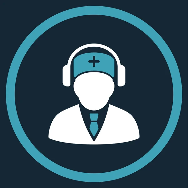 Medical Call Center Circled Icon