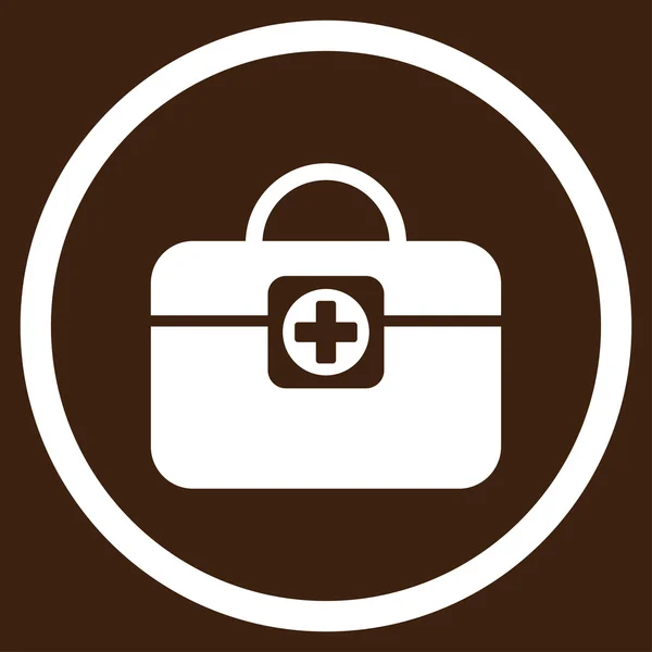 Caso médico Icono circular —  Fotos de Stock