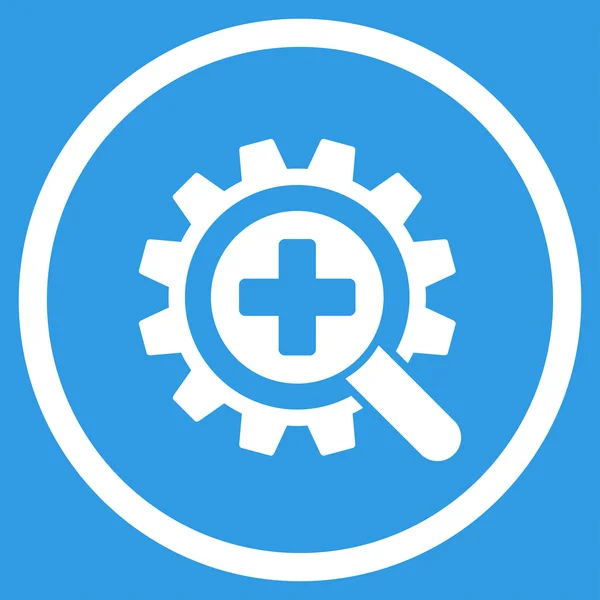 Find Medical Technology Circled Icon — Stock Photo, Image