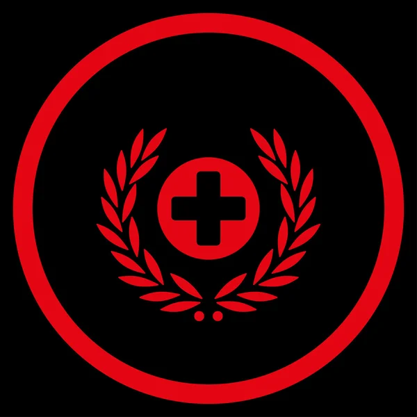 Icono circular Emblema de atención médica — Foto de Stock