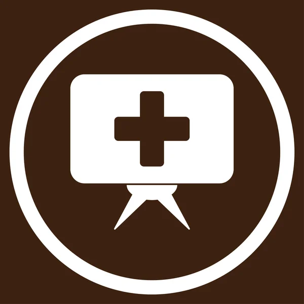 Health Care Presentation Circled Icon — Stock Photo, Image