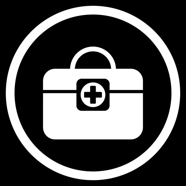 Caso médico redondeado icono —  Fotos de Stock