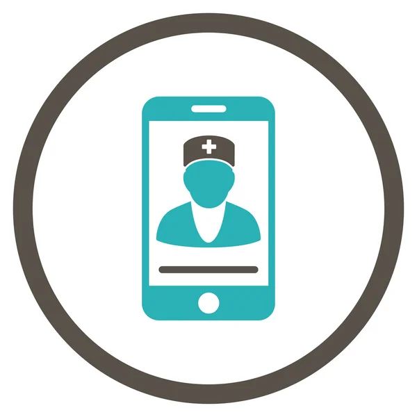 Mobile Doctor Circled Icon