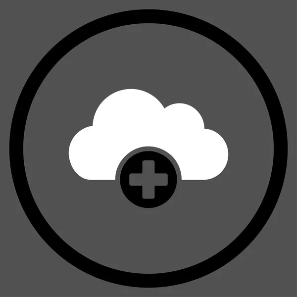 Cloud Medicine Rounded Icon — Stock Photo, Image