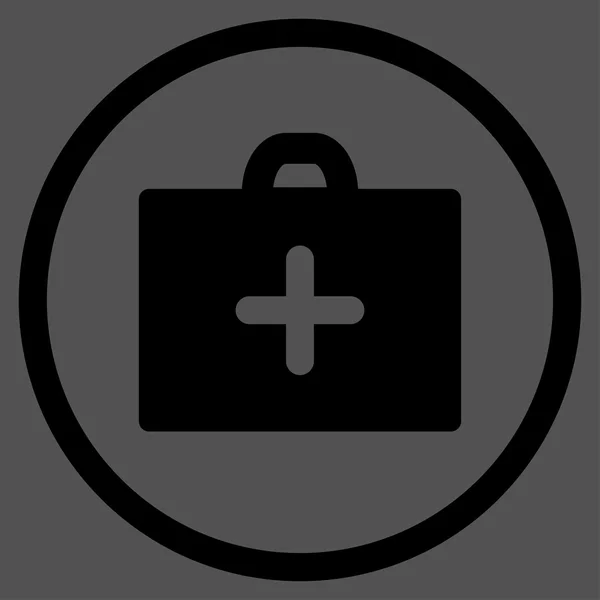 Erste-Hilfe-Symbol eingekreist — Stockfoto