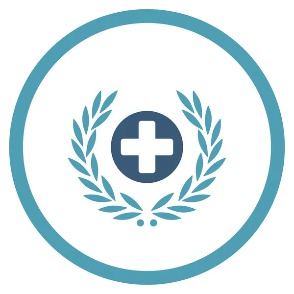 Medizin Emblem eingekreiste Ikone — Stockfoto