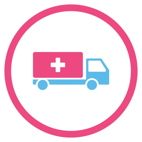 Medical Delivery Circled Icon — Stock Photo, Image