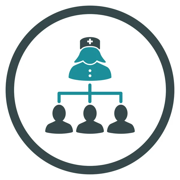 Nurse Patients Connections Rounded Icon