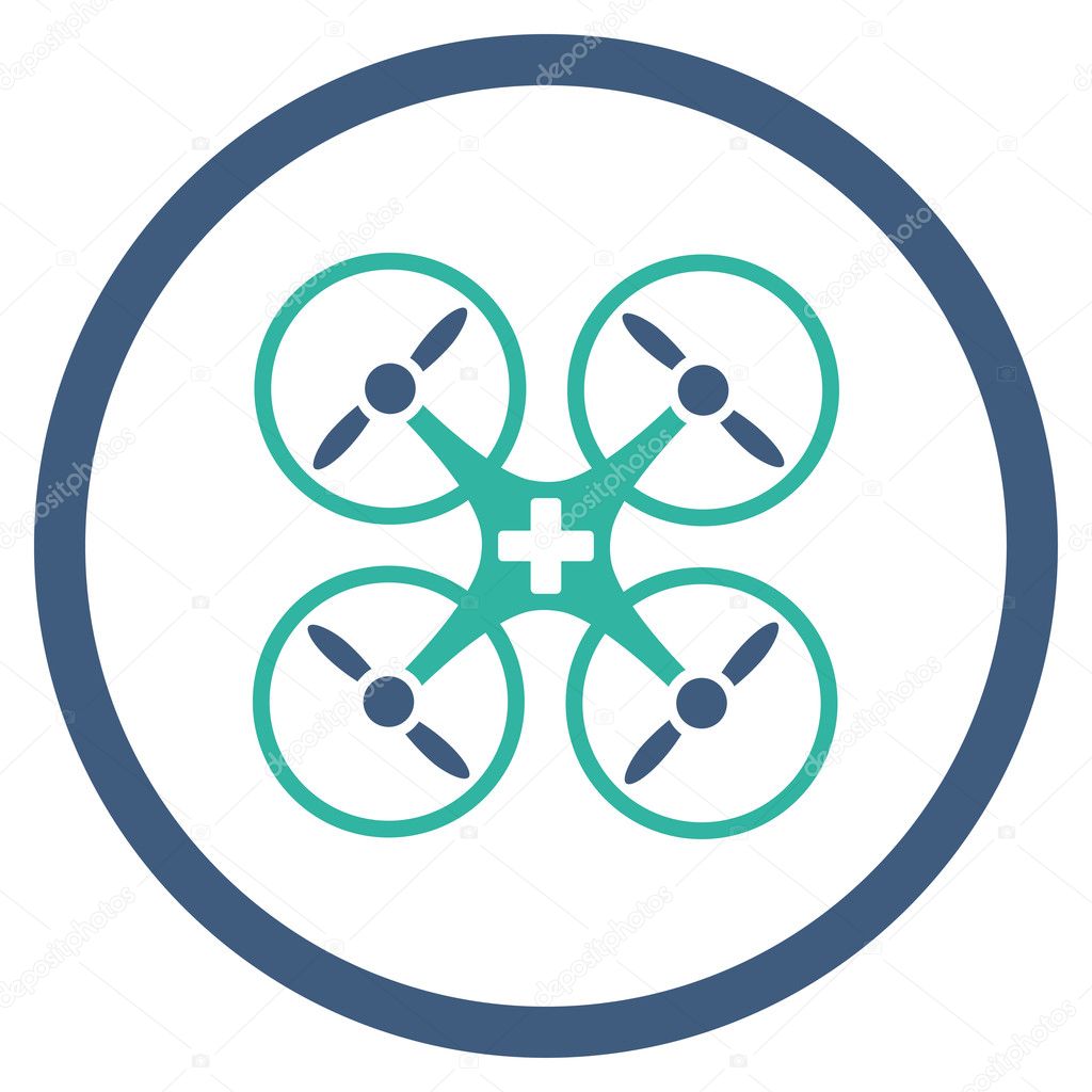Medical Copter Circled Icon
