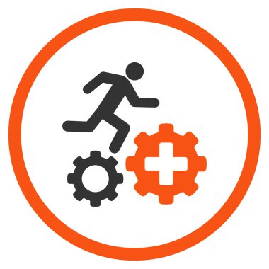 Tedavi süreci çember simge