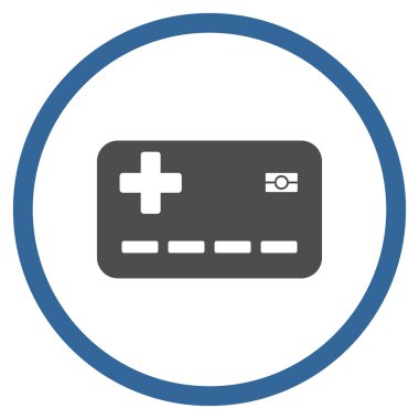 Sağlık sigorta kartı çember simge