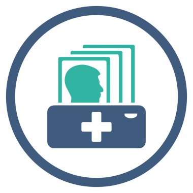 İstemci katalog yuvarlak simge