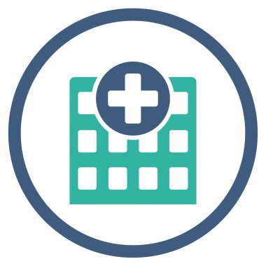 Hastane yuvarlak simge