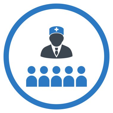 Tıbbi sınıf yuvarlak simgesi