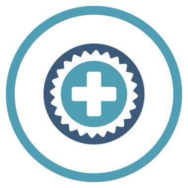 Tıbbi damga yuvarlak simge