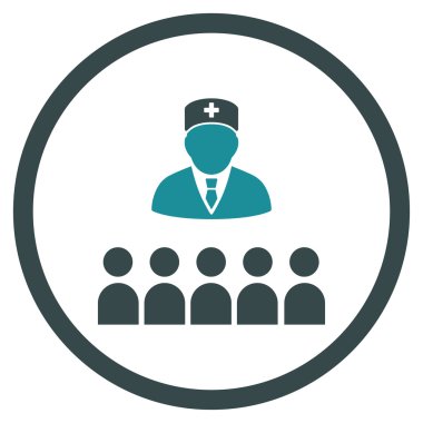 Tıbbi sınıf yuvarlak simgesi