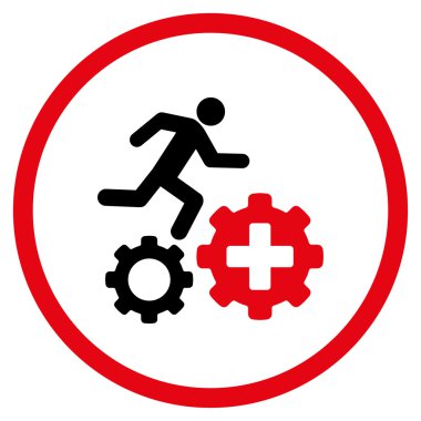 Tedavi süreci çember simge