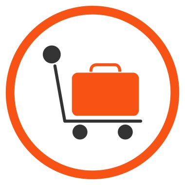 Bagaj arabası çember simge