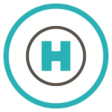 Helikopter iniş simgesini daire