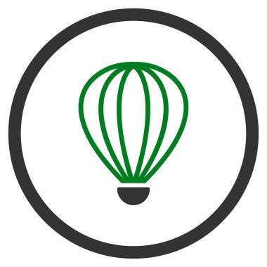 Aerostat yuvarlak simge