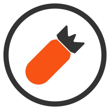 Havacılık bomba yuvarlak simge