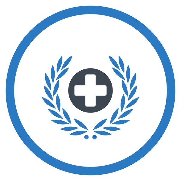 Emblema de Medicina Icono Redondeado —  Fotos de Stock