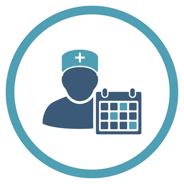 Doctor Plan Rounded Icon — Stock Photo, Image