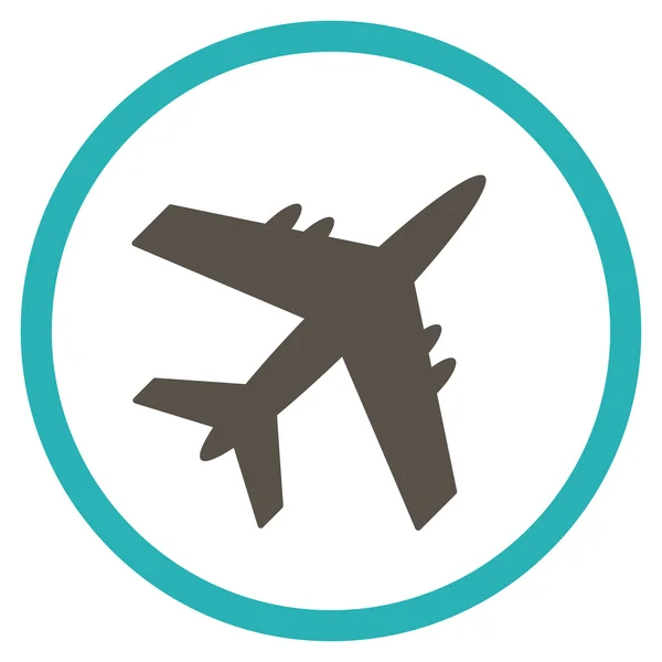 Aviation Circled Icon — Stock Photo, Image