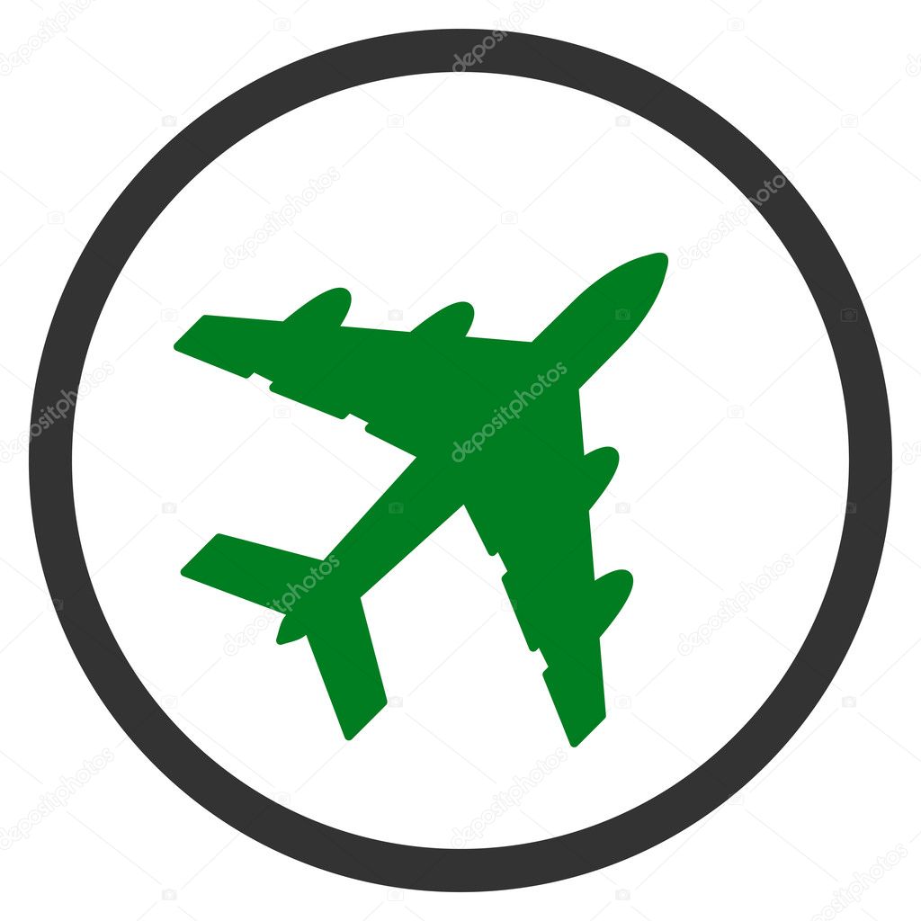 Bomber Circled Icon
