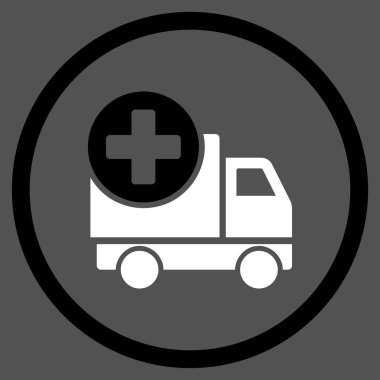 Tıbbi teslim çember simge