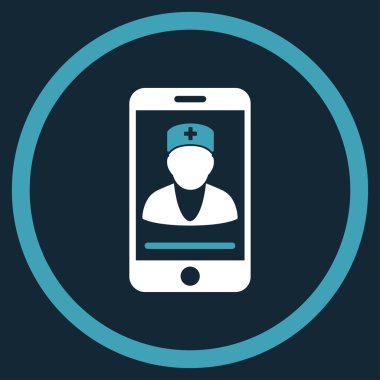 Cep doktor çember simge