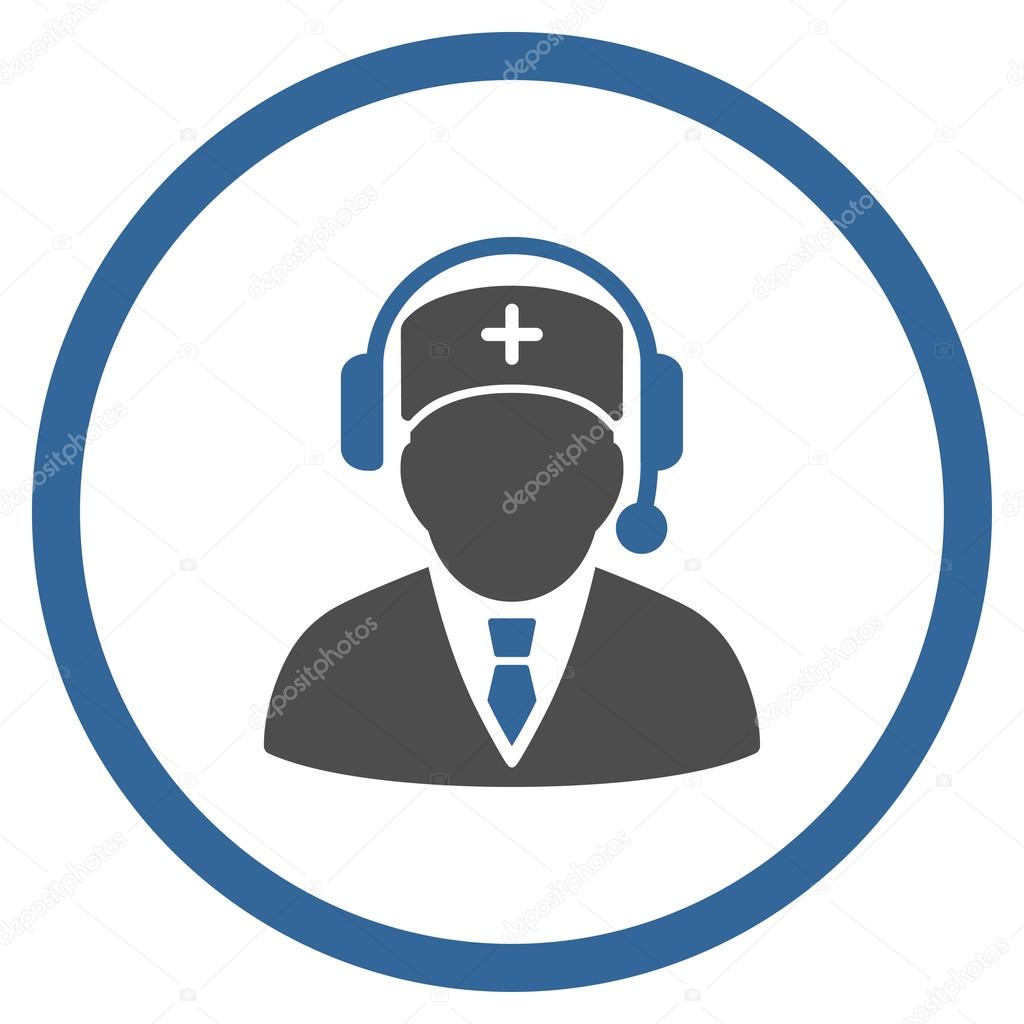 Medical Emergency Manager Circled Icon — Stock Vector © ahasoft 97118844