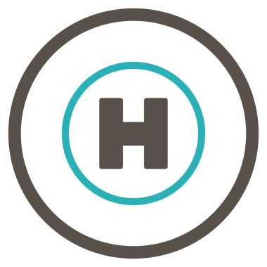 Helikopter iniş yuvarlak simge