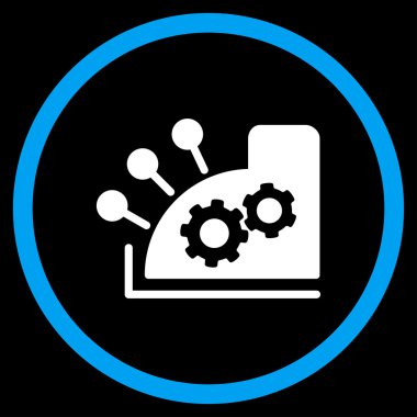 Yazar kasa yuvarlak simge