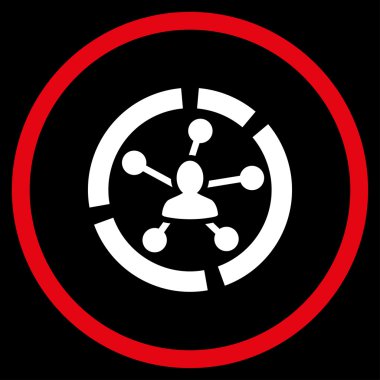 Linkler yuvarlak simge diyagram