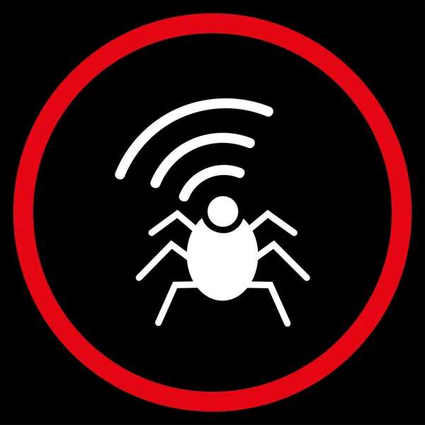 Radio Spy Bug rond icône — Photo