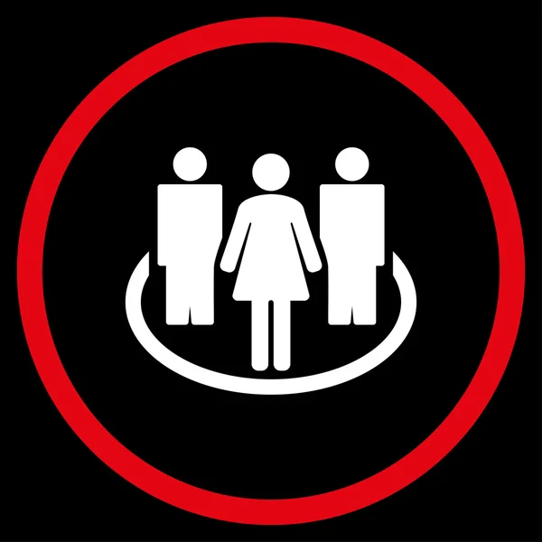 People Society Circled Icon