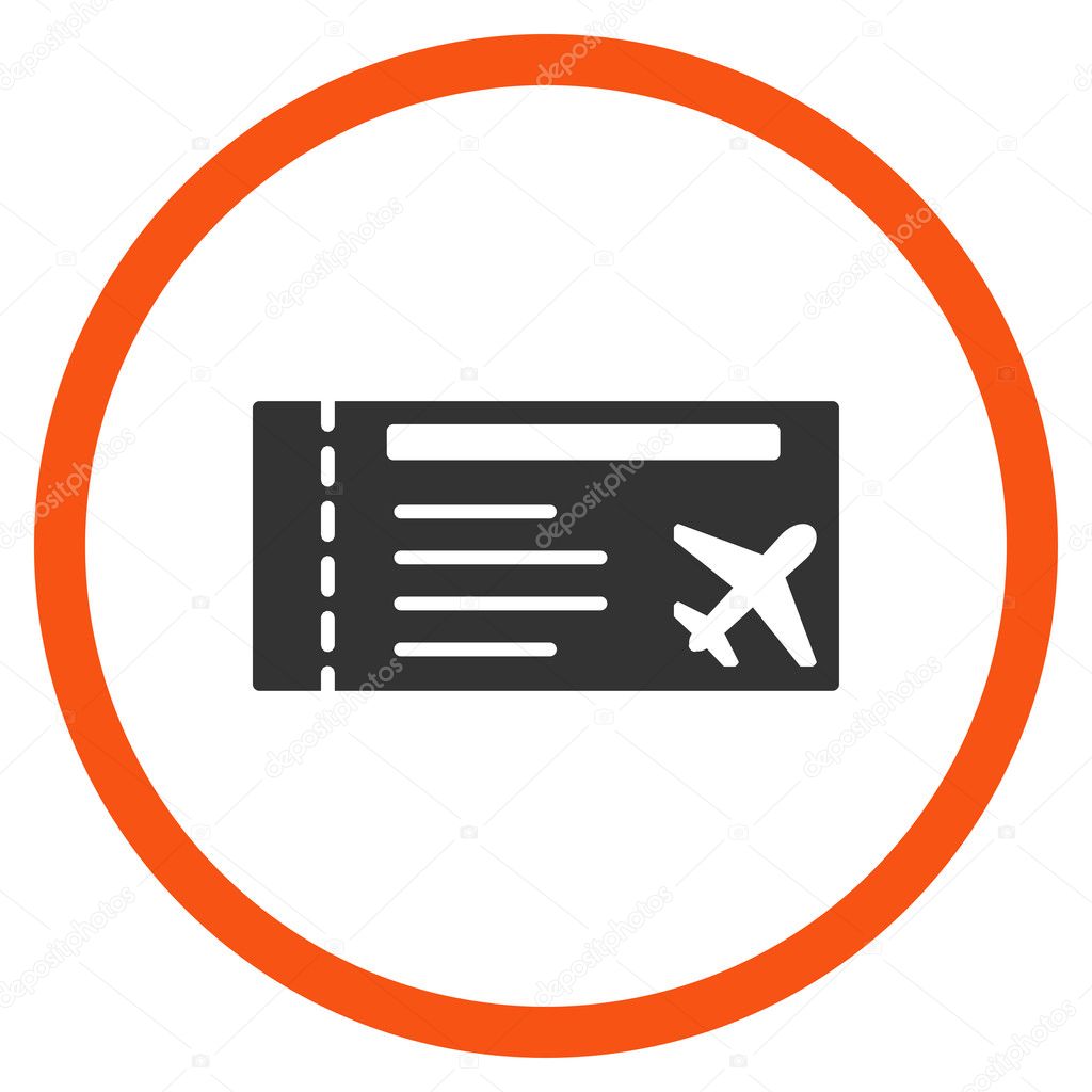 Airticket Rounded Icon