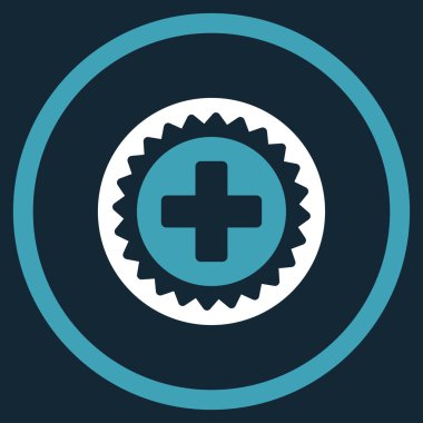 Tıbbi damga yuvarlak simge