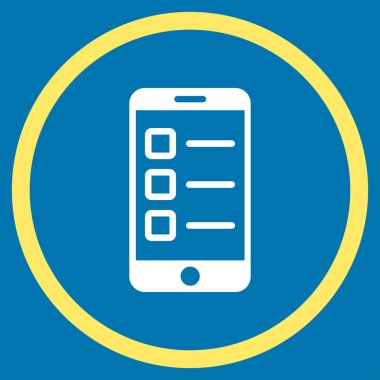 Mobil Test yuvarlak simge