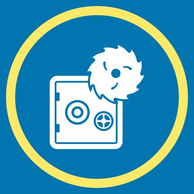 Güvenli kırılma simgesi yuvarlak