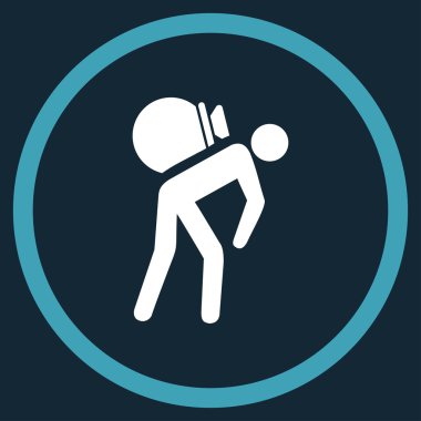 Porter iş simge yuvarlak