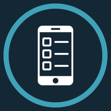 Mobil Test çember simge